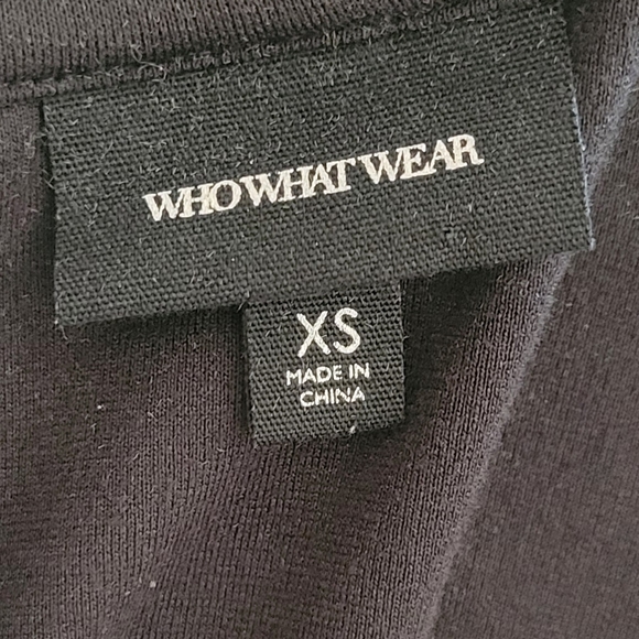 Who What Wear Mock Turtleneck Black Bodycon Dress Size XS - Picture 4 of 5